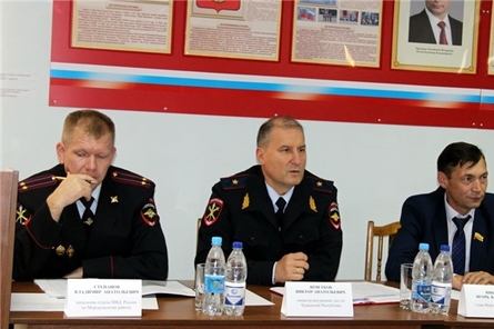 Министр внутренних дел по Чувашской Республике Виктор Шметков в Моргаушском районе:  «Будем работать в полном взаимодействии»