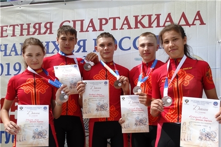 Эстафетная команда Чувашии стала третьей в финале Спартакиады учащихся России в Чебоксарах