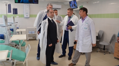 Михаил Бабич посетил отделение амбулаторного гемодиализа ООО «Б. Браун Авитум Руссланд» в Канаше