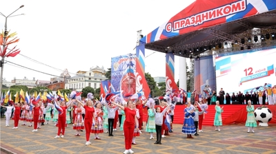 Чувашия отметила День России